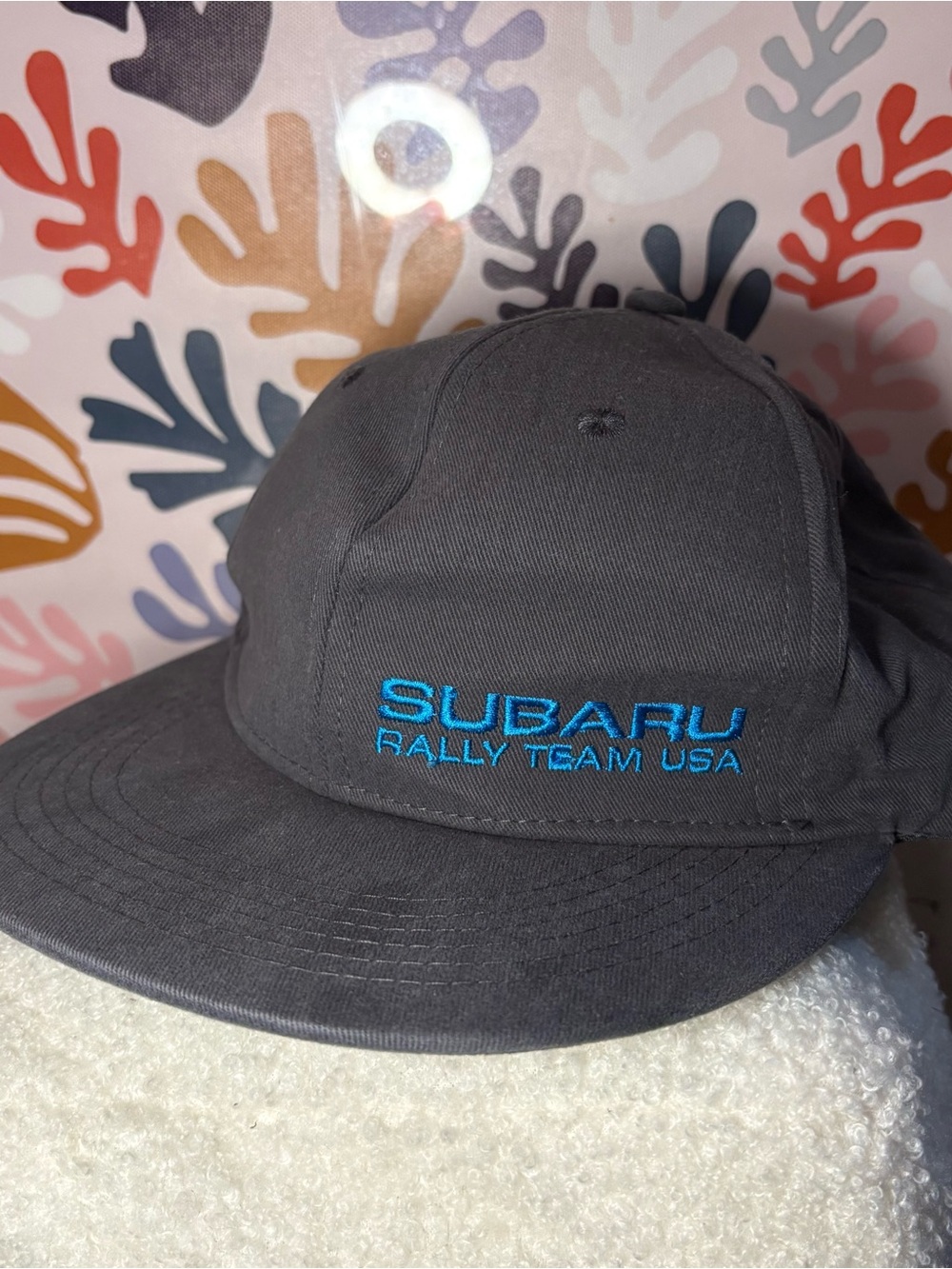 Subaru Rally Team USA Gray Snapback Hat Racing Motorsport